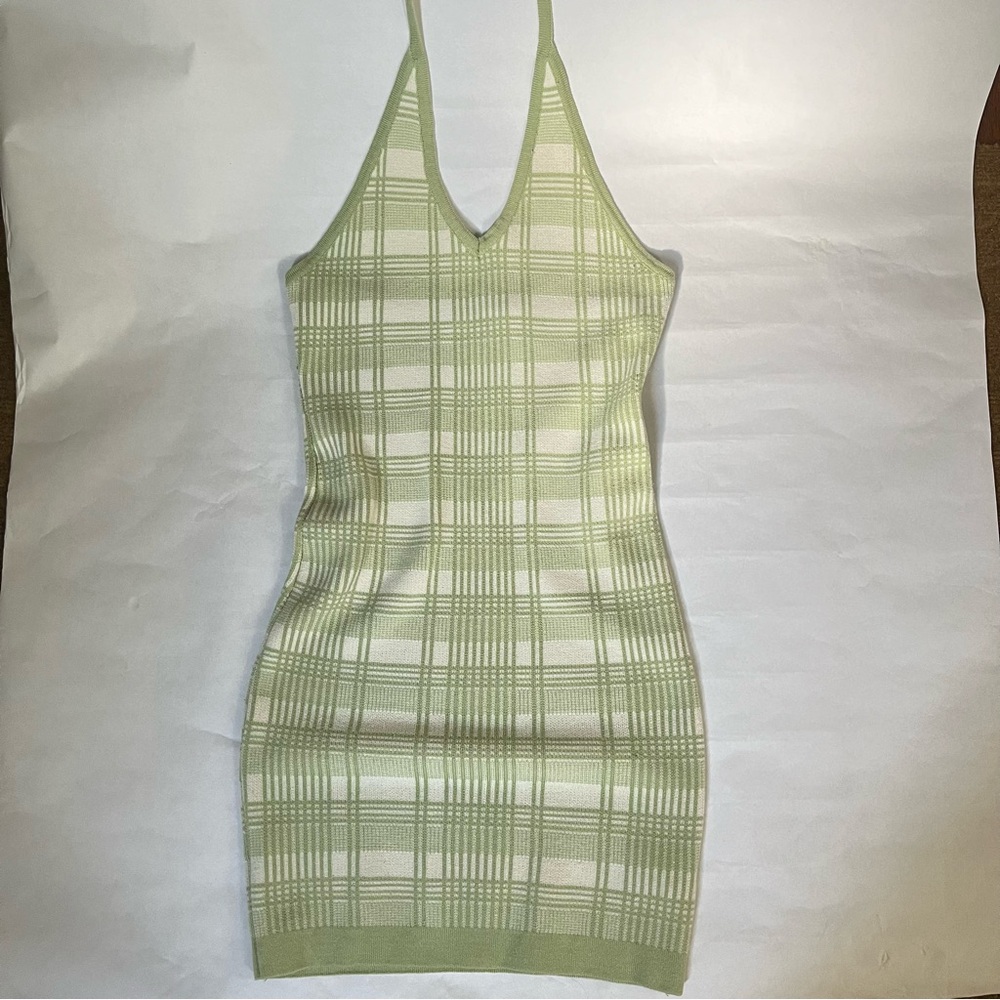 Women’s Body-Con Halter Mini Dress